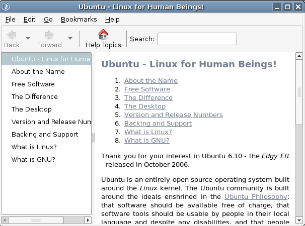 ubuntu version from about page