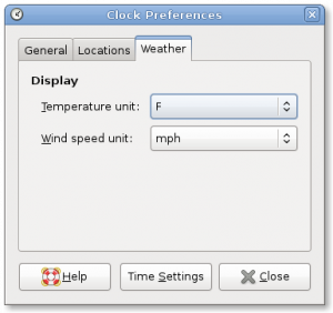 weather preferences